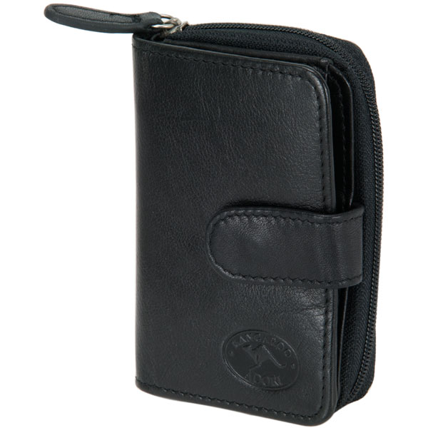 Keycase, Kangaroo Leather, Black by Adori Leathergoods
