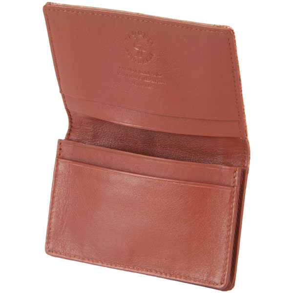 Business Card Holder, Emu Leather, Tan