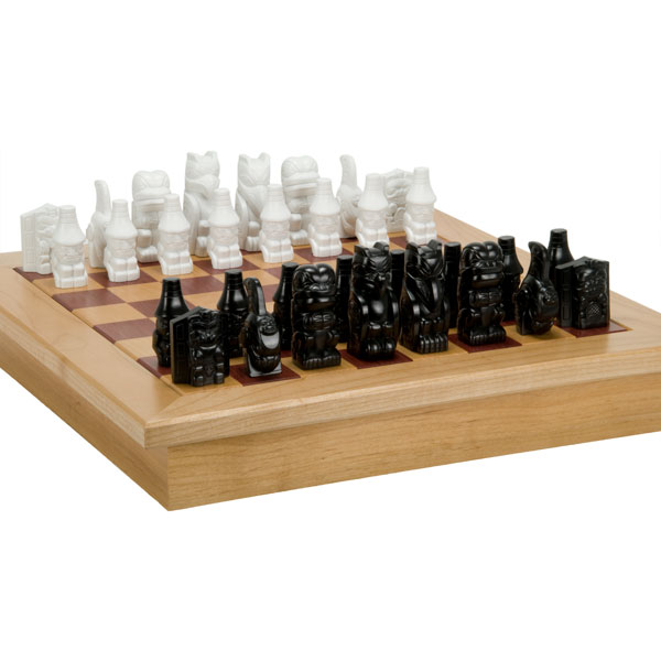 The Watchman Pawn is one of the pieces in our reproduction of Christian White's chess set.