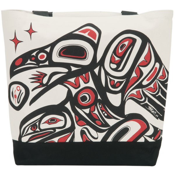 Raven Tote Bag : The Raven design is by Bill Helin.