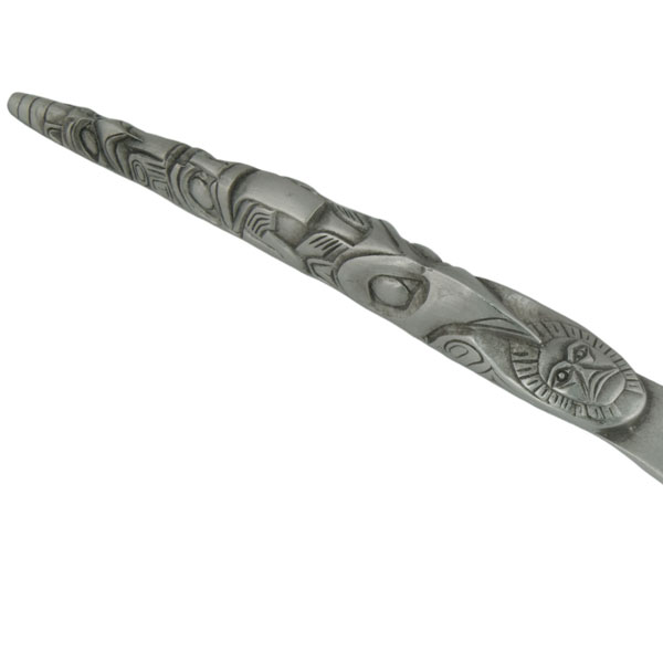 Pewter Fork, Detail of Handle