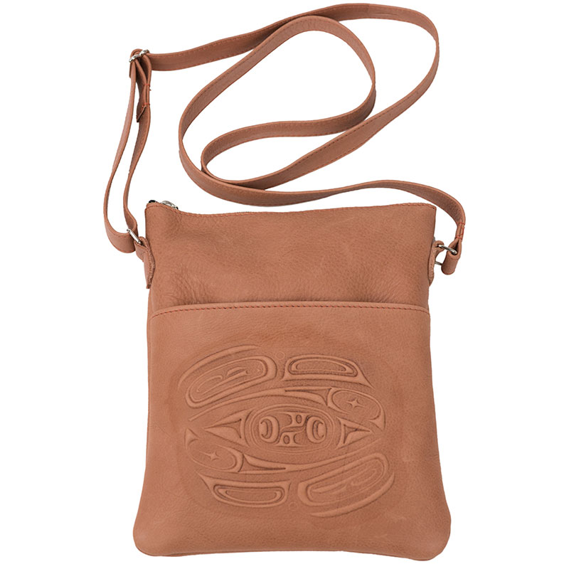 Leather Solo Bag, Brown