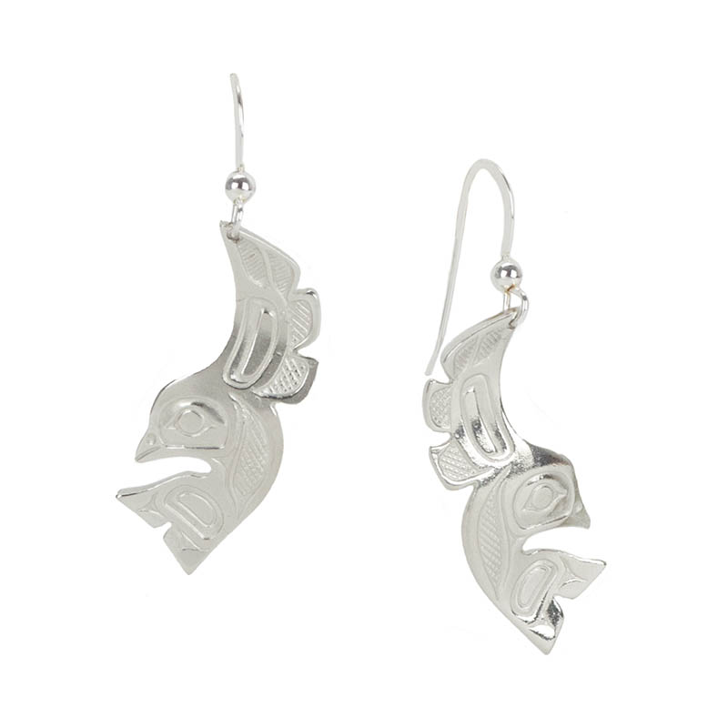 Lovebirds Earrings by Bill Helin