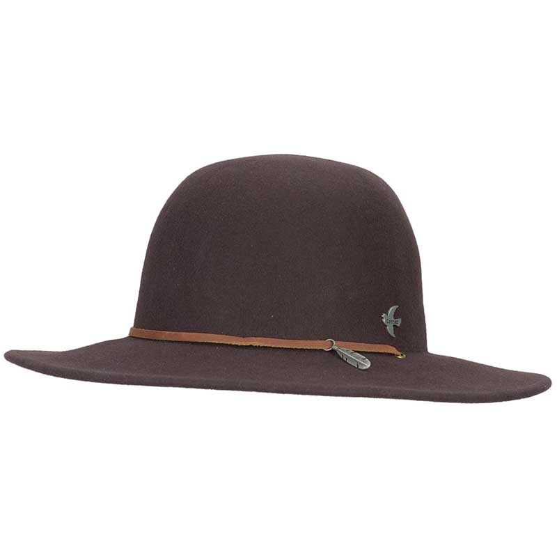 Bird & Feather Hat, Brown