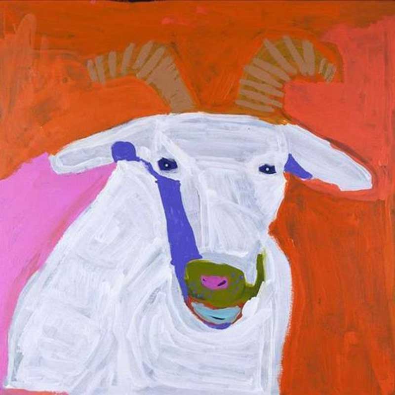 Goat of Yuendumu Artwork