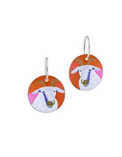 Goat of Yuendumu Earrings (DD07)