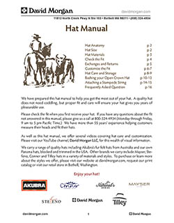 Hat Manual