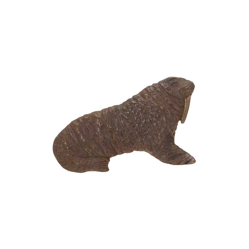 Walrus Pin, Bronze