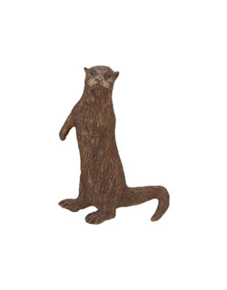 Standing River Otter Pin