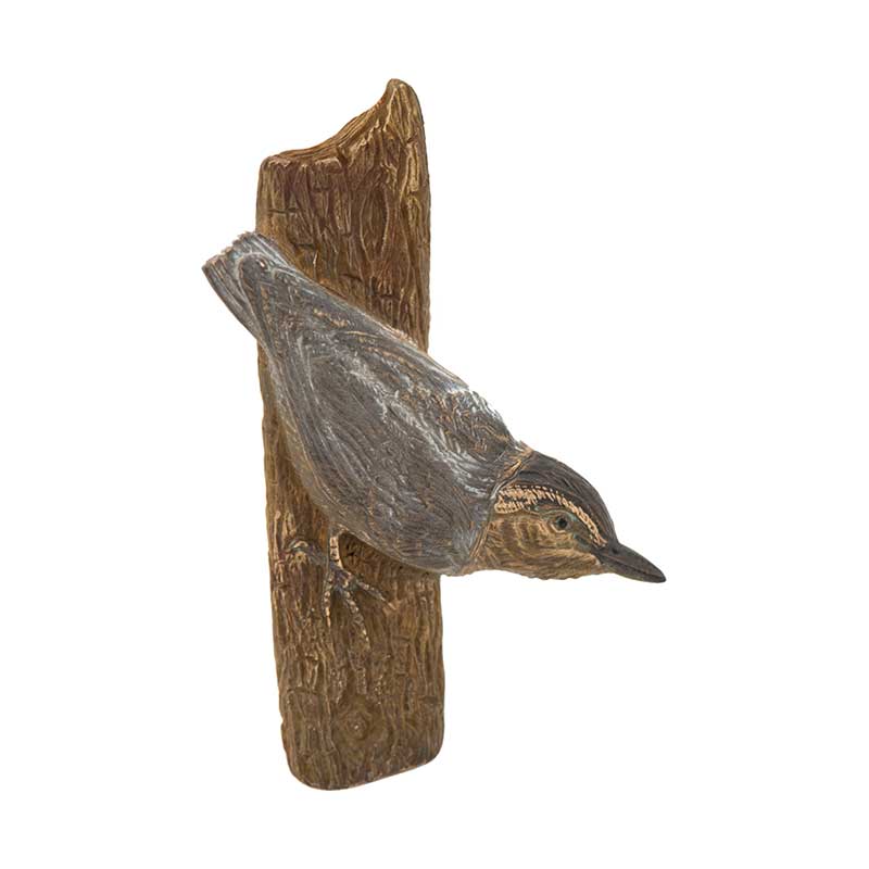 Nuthatch Pin, Bronze