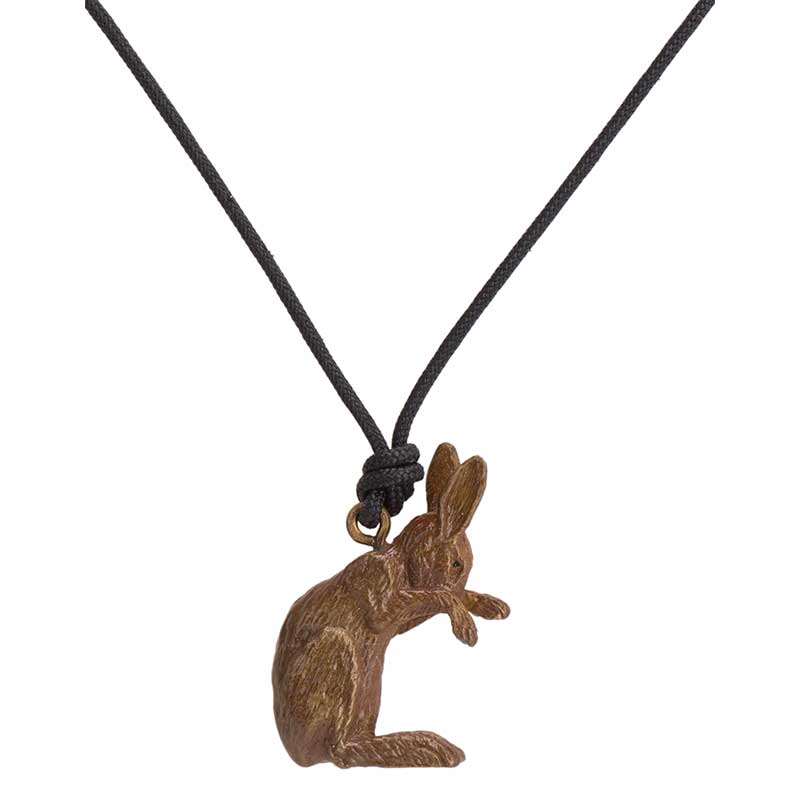 Rabbit Pendant, Bronze
