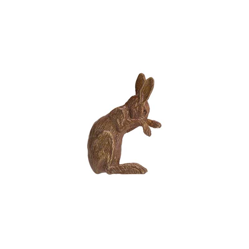 Rabbit Pin, Bronze