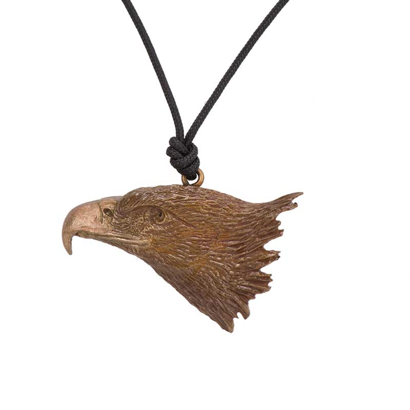 Golden Eagle Pendant, Bronze