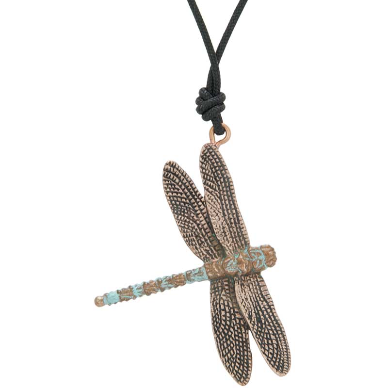 Bronze Dragonfly Pendant