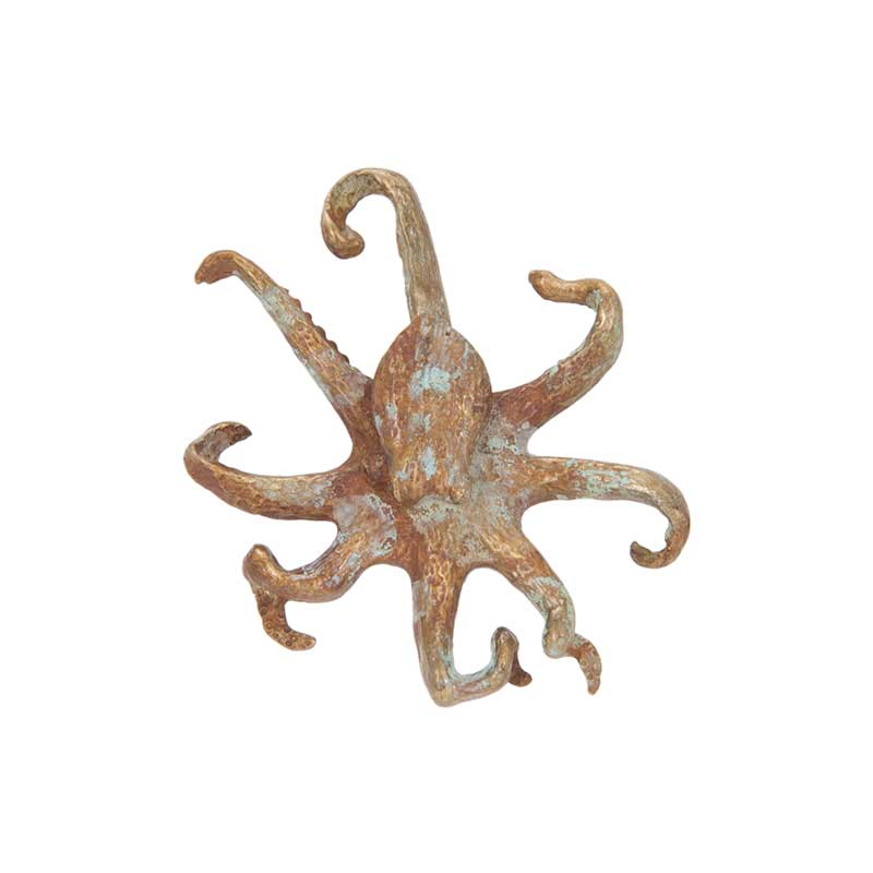 Octopus Pin, Bronze