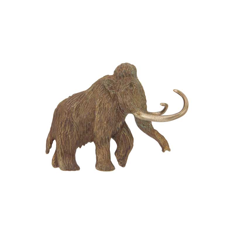 Woolly Mammoth Pin, Bronze