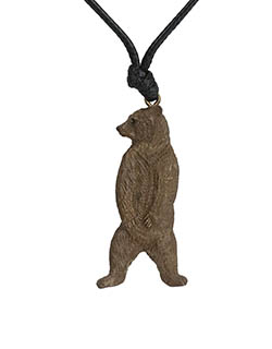 Standing Grizzly Bear Pendant