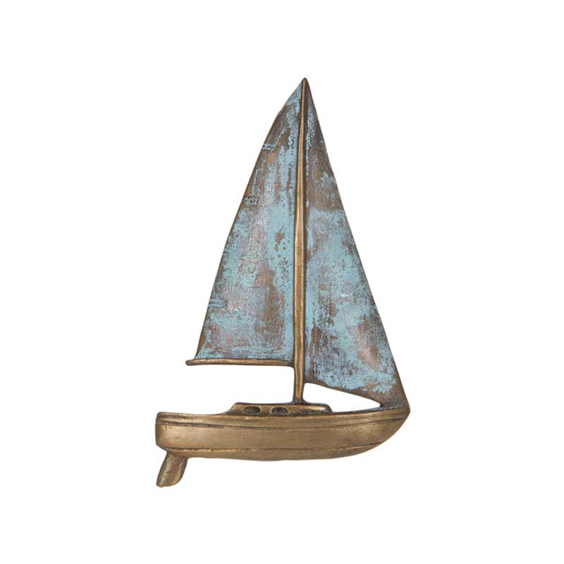 Chrysler Sailboat Pin, Bronze