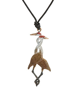 Sandhill Cranes Entwined Pendant