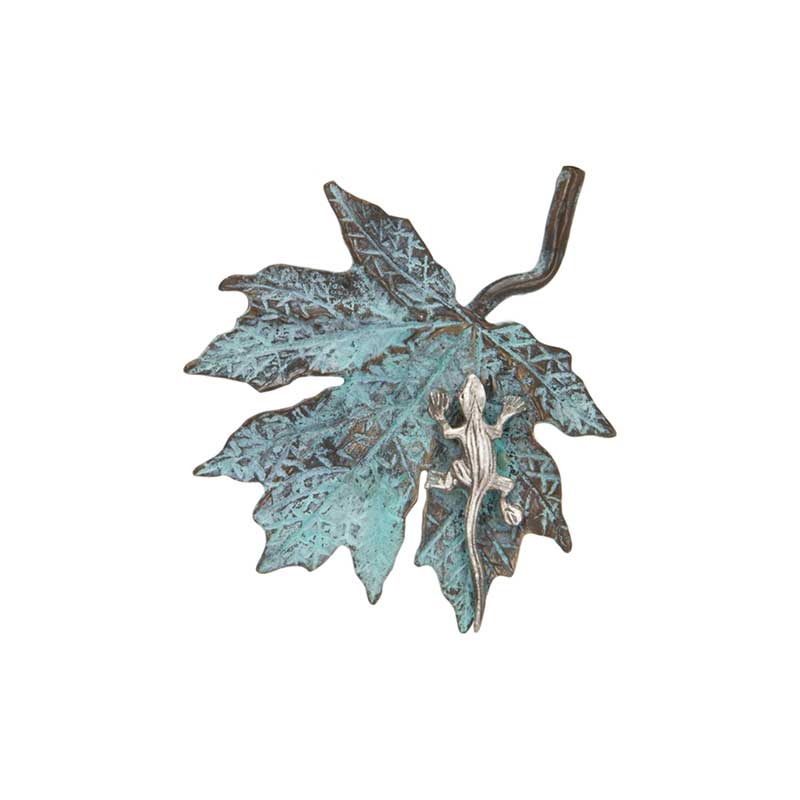 Maple Leaf with Lizard Pin