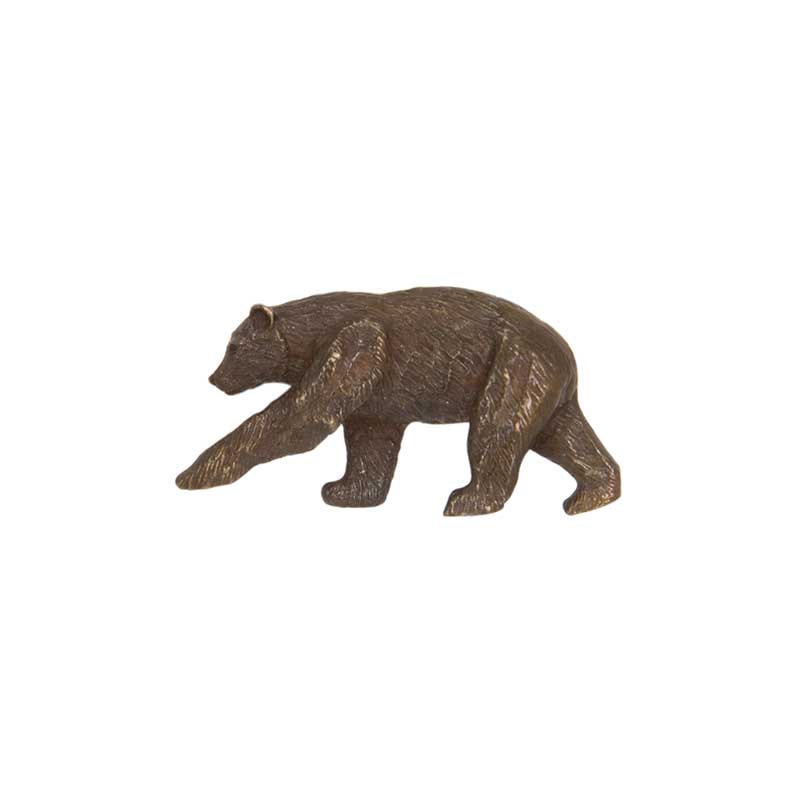 Brown Bear Pin, Bronze