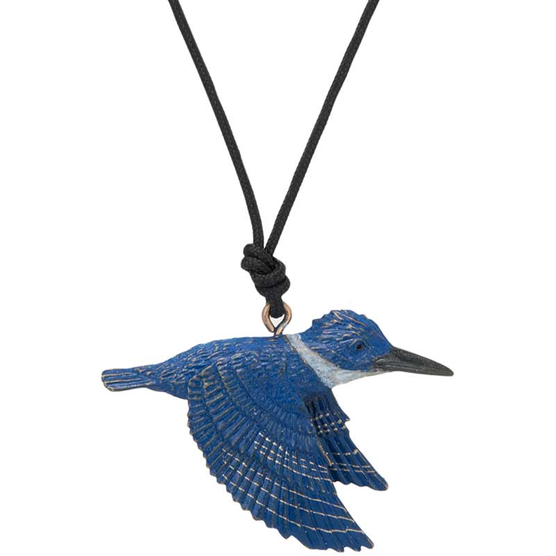 Kingfisher Pendant, Bronze