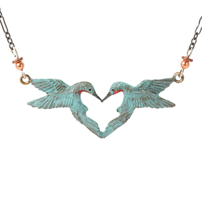 Hummingbird Heart Necklace by Cavin Richie