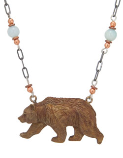 Grizzly Bear Necklace