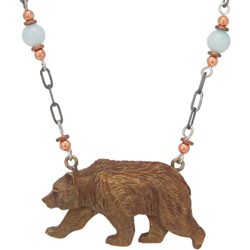 Grizzly Bear Necklace