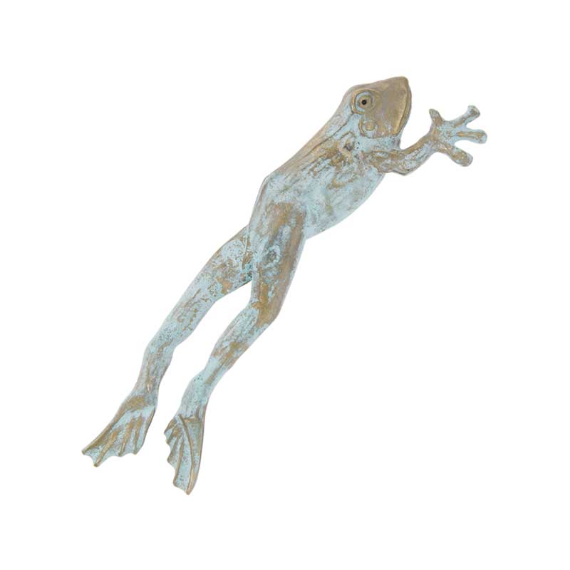 Leaping Frog Pin, Bronze