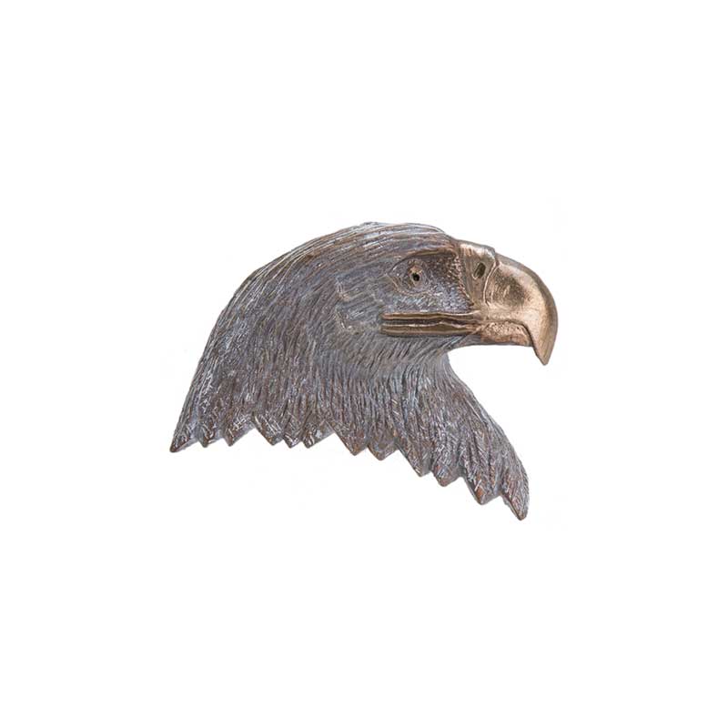Bald Eagle Head Pin, Bronze