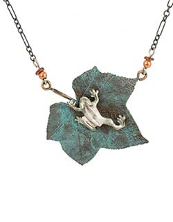 Silver Tree Frog Necklace