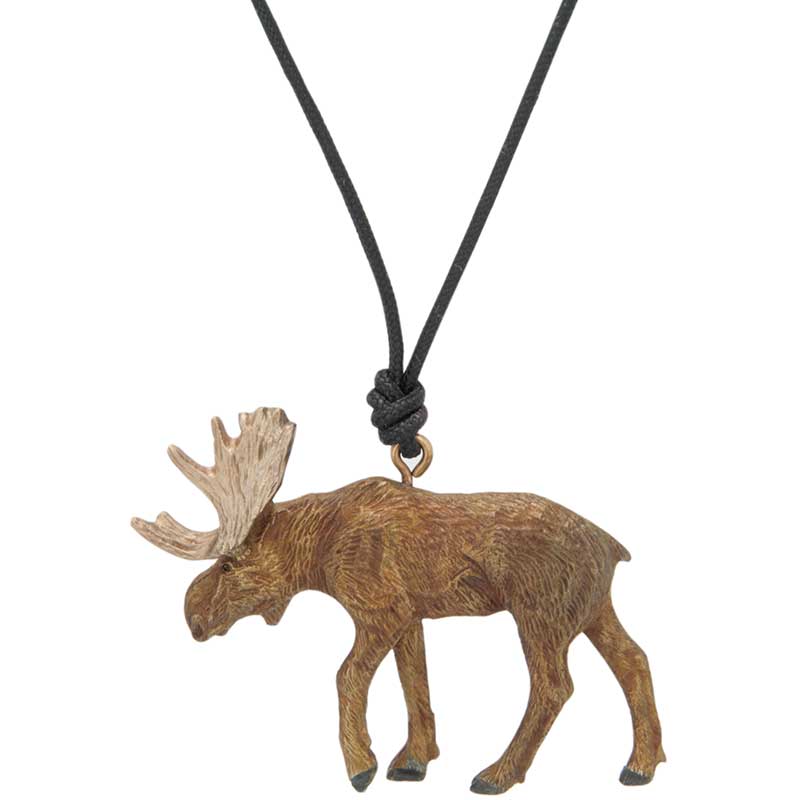 Moose Pendant, Bronze