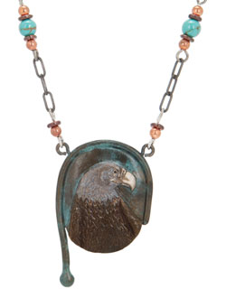 Eagle, Bas Relief Necklace
