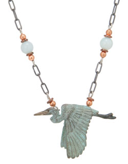 Heron Necklace