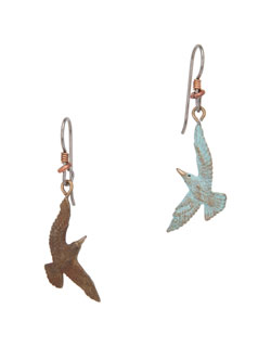 Tern  Earrings, Fishhook