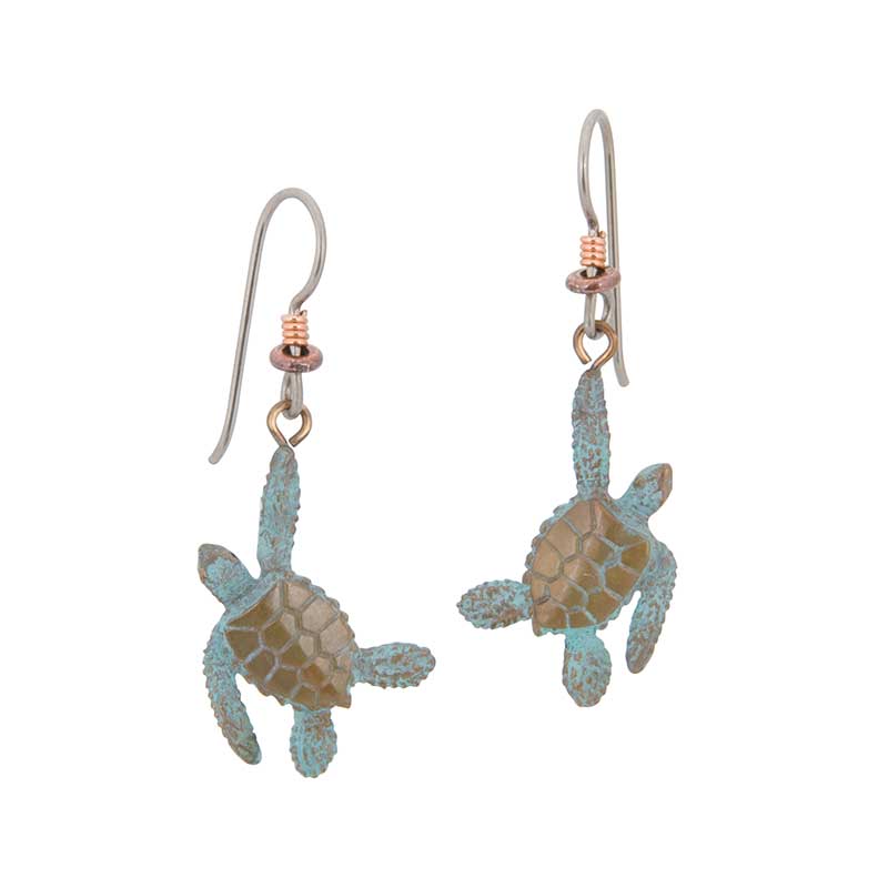 Sea Turtle Earrings by Cavin Richie