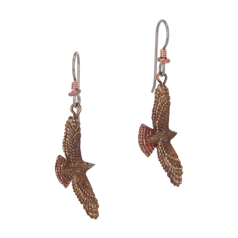 Red-tailed Hawk Earrings