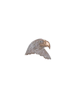 Small Bald Eagle Head Pin