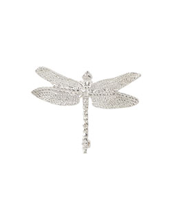 Dragonfly Pin, Sterling Silver