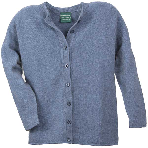 Women's Possum Cardigan, Light Blue