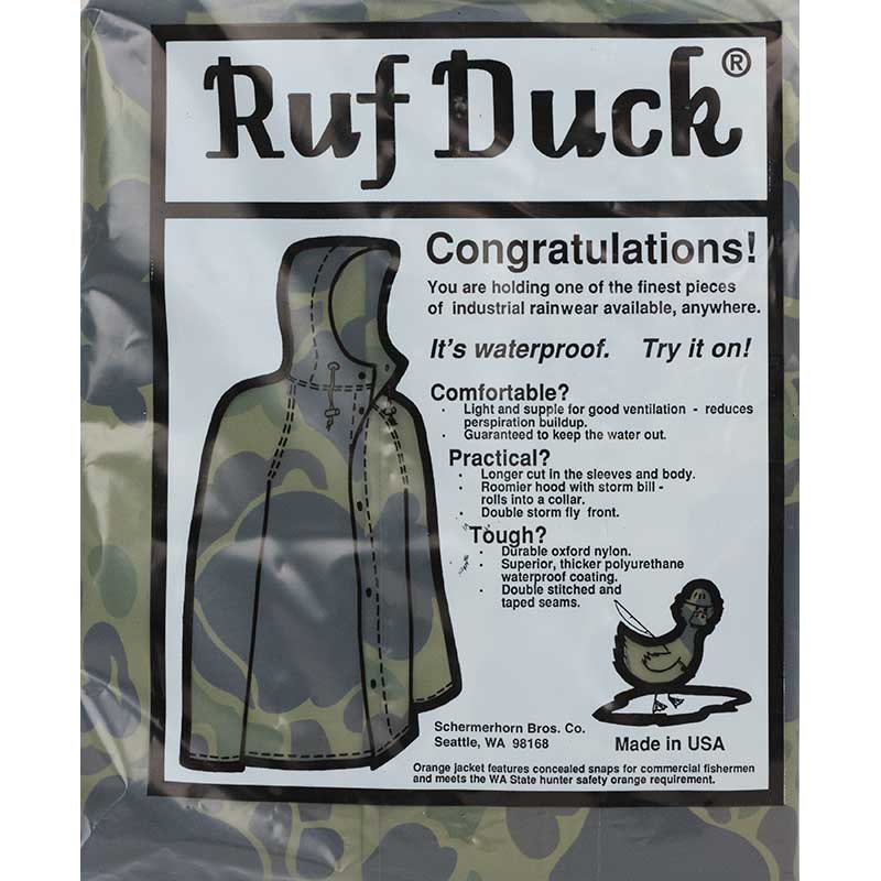 Ruf Duck Rain Jacket, Camouflage