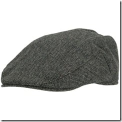 Tilley Tec-Wool Ivy Cap, Brown/Black Herringbone