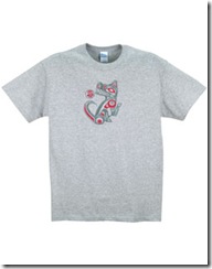 Wolf Embroidered T-Shirt
