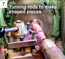 Turning Rods to Make Shaped Pieces