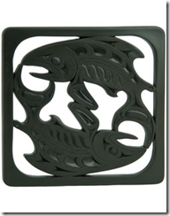 Boma Salmon Trivet in Slate