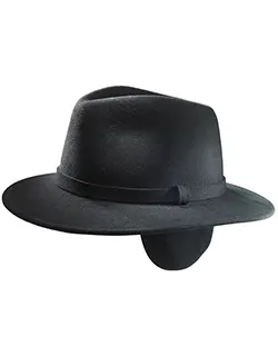 Wool Felt Slope Hat, Crushable